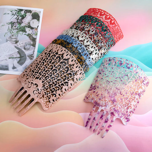 Vintage Acetate Hair Comb
