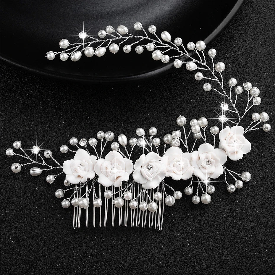 Bridal Pearl Hair Comb